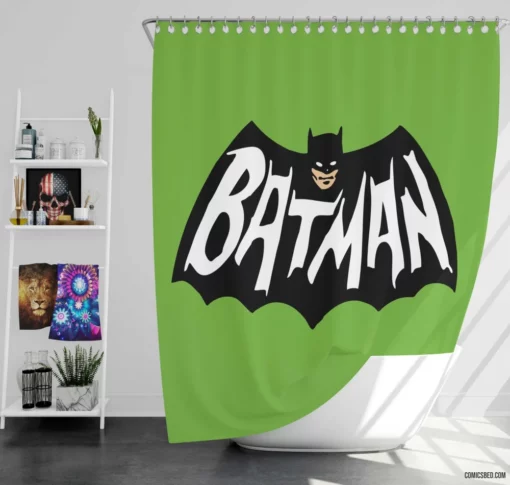 The Dark Knight Rises Batman Tale Comic Shower Curtain