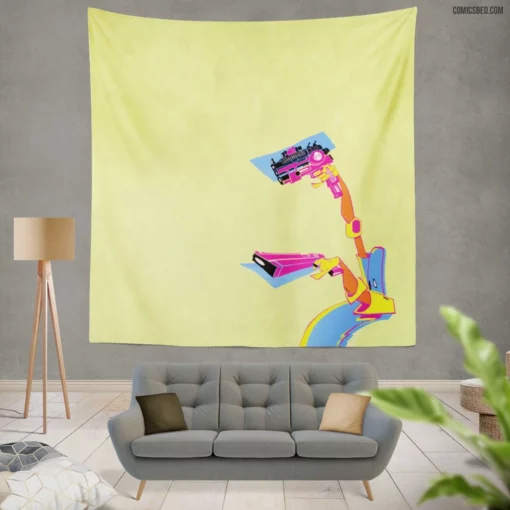 The Disposable Assassin Scud Comic Wall Tapestry