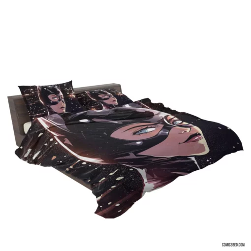 The Enigmatic Catwoman DC Mysterious Thief Comic Bedding Set 2