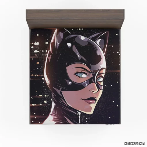 The Enigmatic Catwoman DC Mysterious Thief Comic Fitted Sheet 1