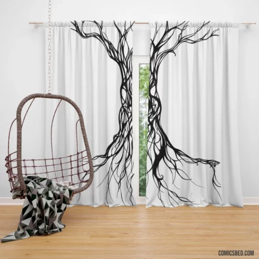 The Evil Tree Supernatural Horror Comic Curtain