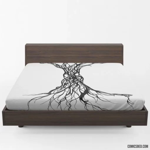 The Evil Tree Supernatural Horror Comic Fitted Sheet