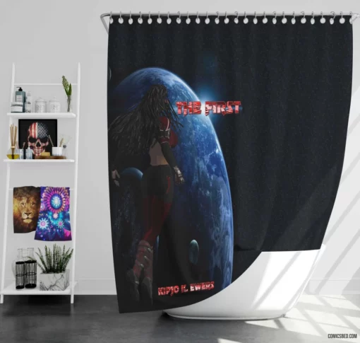 The First Inception Enigma Comic Shower Curtain