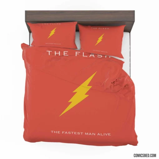 The Flash Speedster Heroic Tale Comic Bedding Set 1