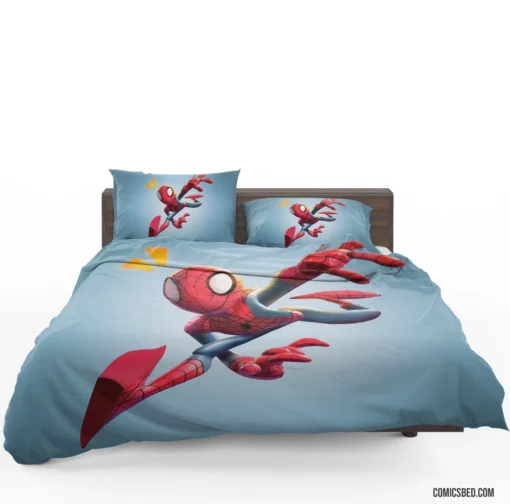 The Heroic Legacy of Spider-Man Comic Bedding Set