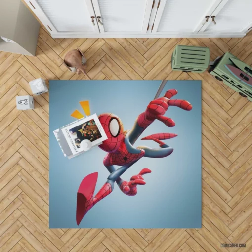 The Heroic Legacy of Spider-Man Comic Rug