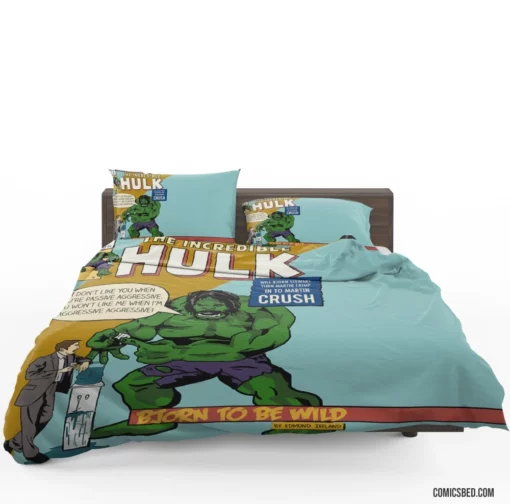 The Incredible Hulk Heroic Legacy Comic Bedding Set