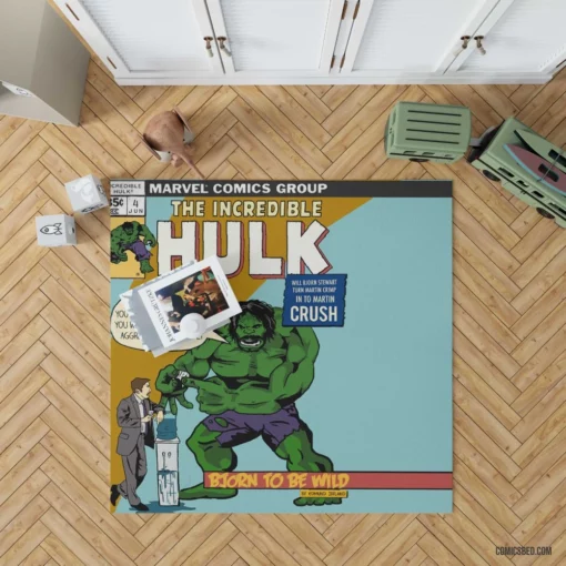 The Incredible Hulk Heroic Legacy Comic Rug