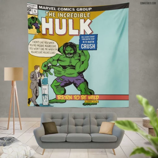 The Incredible Hulk Heroic Legacy Comic Wall Tapestry