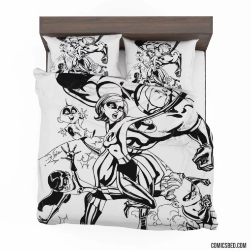 The Incredibles Superhero Family Comic Bedding Set 1