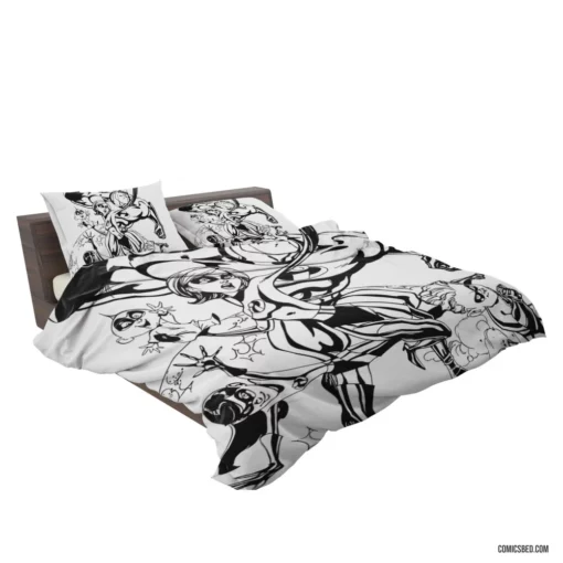 The Incredibles Superhero Family Comic Bedding Set 2