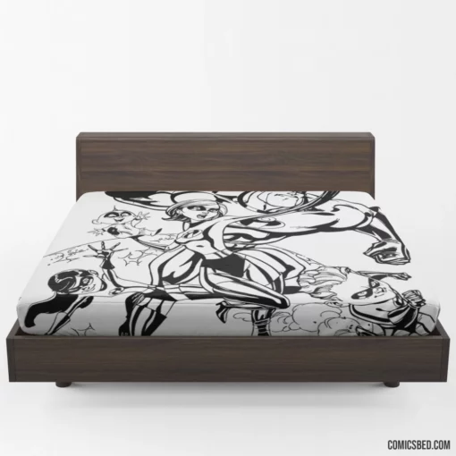 The Incredibles Superhero Family Comic Fitted Sheet