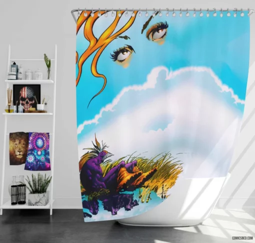 The Maxx Surreal Hero Comic Shower Curtain