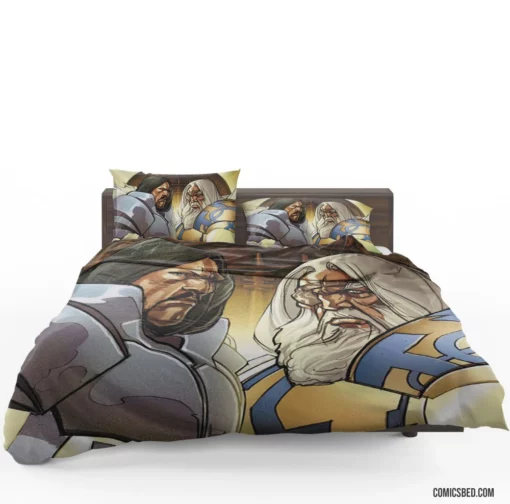 The Mighty Thor Godly Adventures Comic Bedding Set