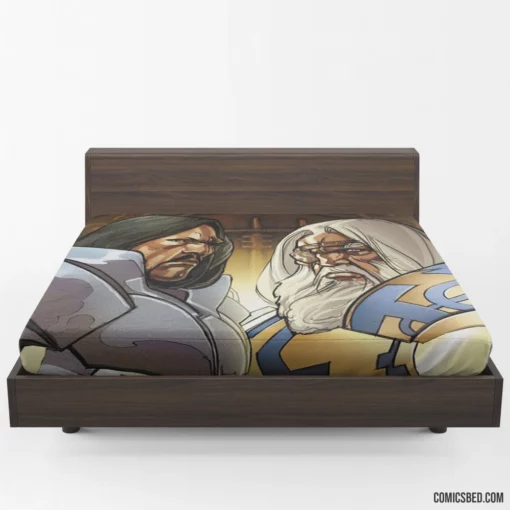 The Mighty Thor Godly Adventures Comic Fitted Sheet