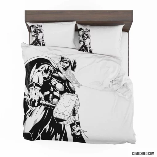 The Mighty Thor Thunder God Feats Comic Bedding Set 1