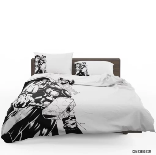 The Mighty Thor Thunder God Feats Comic Bedding Set