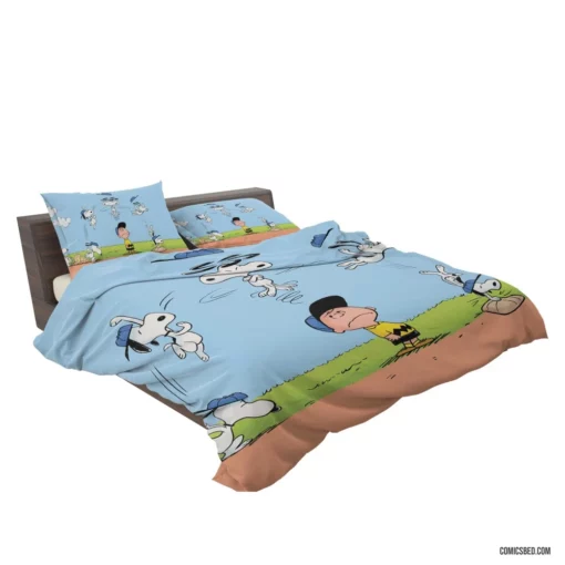 The Peanuts Charlie Brown and Snoopy Comic Bedding Set 2