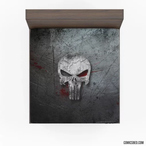 The Punisher Relentless Vigilante Pursuit Comic Fitted Sheet 1