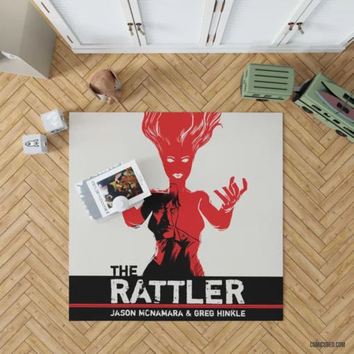 The Rattler Sinister Viper Comic Rug