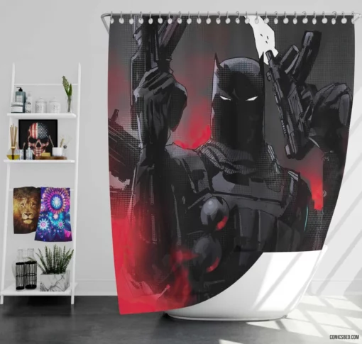 The Red Hood Chronicles Jason Todd Path Comic Shower Curtain