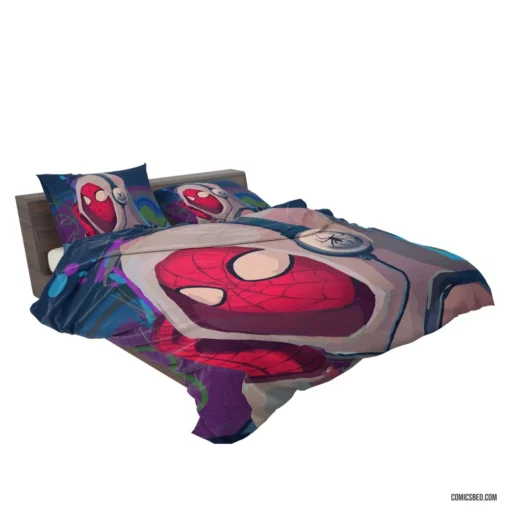 The Spectacular Spider-Man Webbed Wonders Comic Bedding Set 2