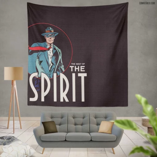 The Spirit DC Mysterious Hero Comic Wall Tapestry