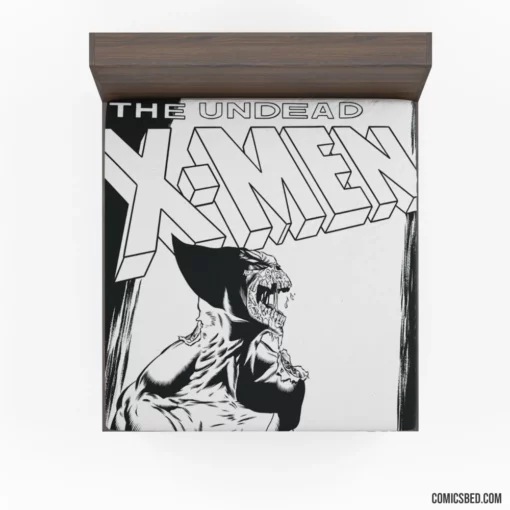 The Undead X-Men Eerie Team Comic Fitted Sheet 1