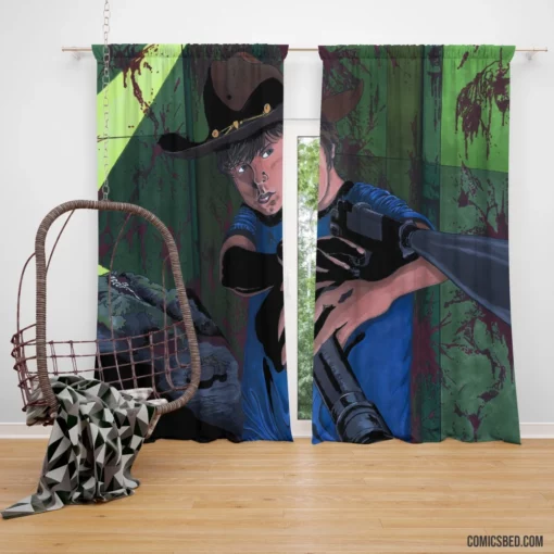 The Walking Dead Chronicles of Desolation Comic Curtain