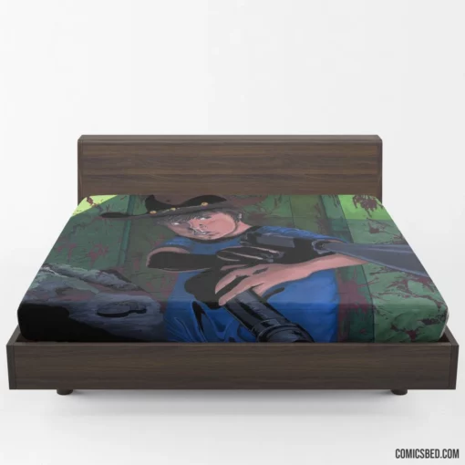 The Walking Dead Chronicles of Desolation Comic Fitted Sheet