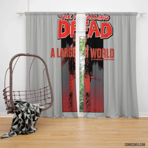 The Walking Dead Post-Apocalypse Comic Curtain