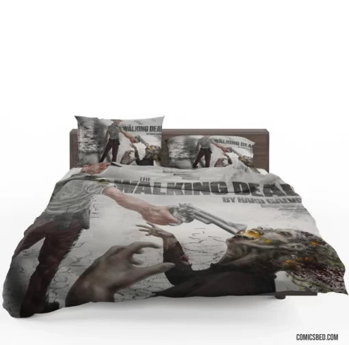 The Walking Dead Survival in Chaos Comic Bedding Set