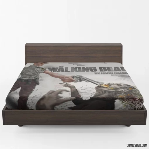 The Walking Dead Survival in Chaos Comic Fitted Sheet