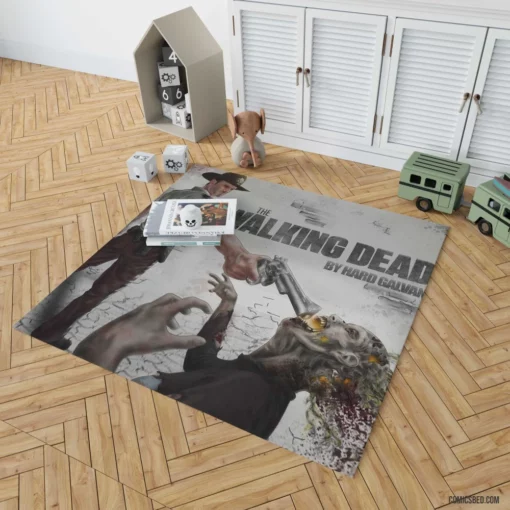 The Walking Dead Survival in Chaos Comic Rug 1