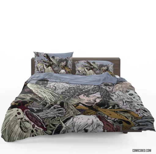 The Walking Dead Survivors Odyssey Comic Bedding Set