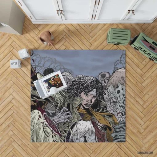 The Walking Dead Survivors Odyssey Comic Rug