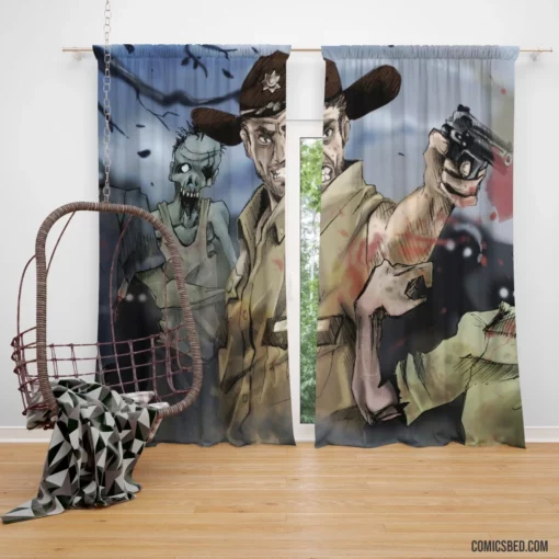 The Walking Dead Undead Adventures Comic Curtain