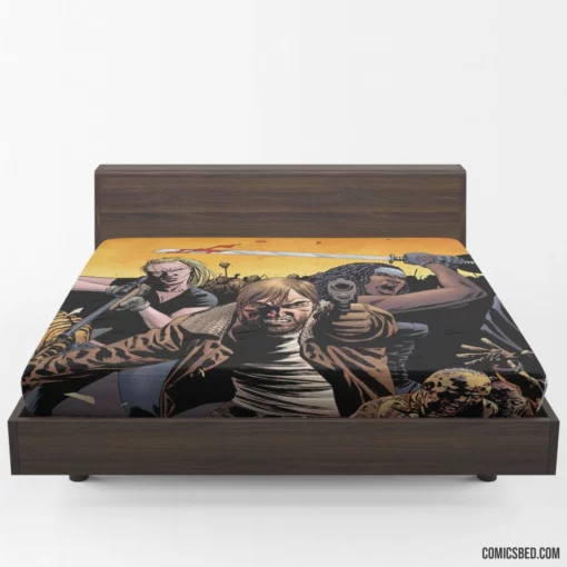 The Walking Dead Unholy Antagonist Comic Fitted Sheet