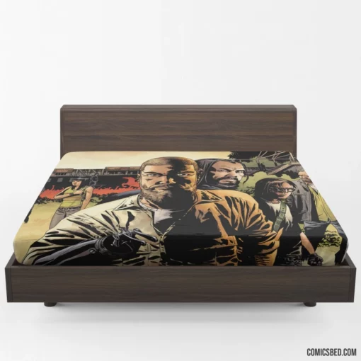 The Walking Dead Zombie Odyssey Comic Fitted Sheet