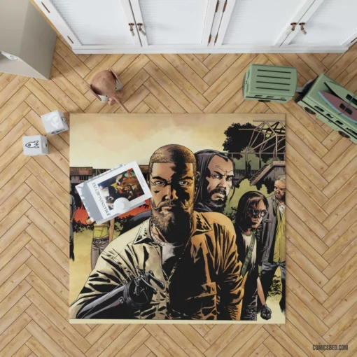 The Walking Dead Zombie Odyssey Comic Rug