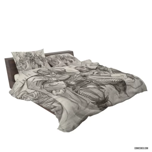 Thor Artwork Asgardian Comic Bedding Set 2