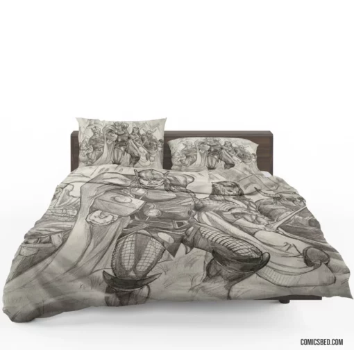 Thor Artwork Asgardian Comic Bedding Set