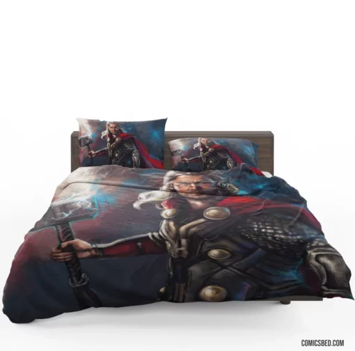 Thor Chris Hemsworth Mighty God Comic Bedding Set