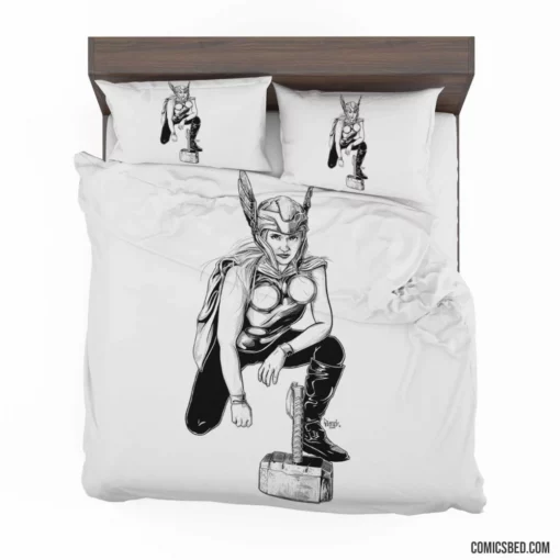 Thor God of Thunder Quest Comic Bedding Set 1