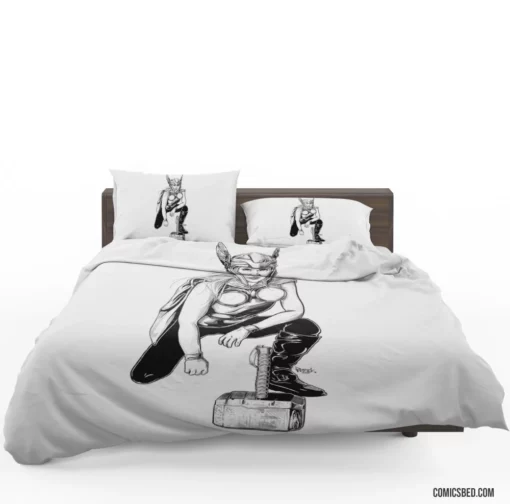 Thor God of Thunder Quest Comic Bedding Set