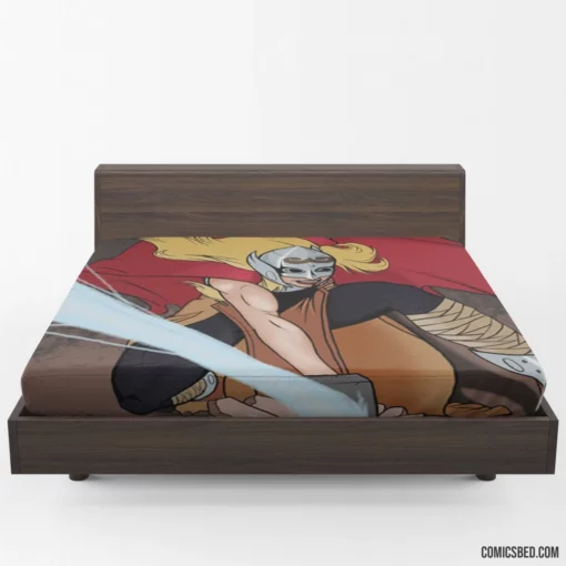 Thor Jane Foster Goddess Unleashed Comic Fitted Sheet