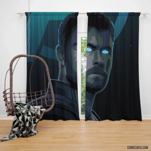 Thor Marvel Epic Thunder Adventures Comic Curtain