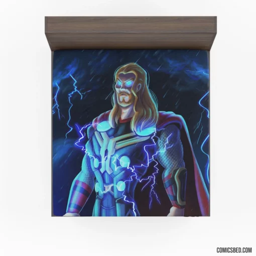 Thor Marvel God of Thunder Chronicles Comic Fitted Sheet 1