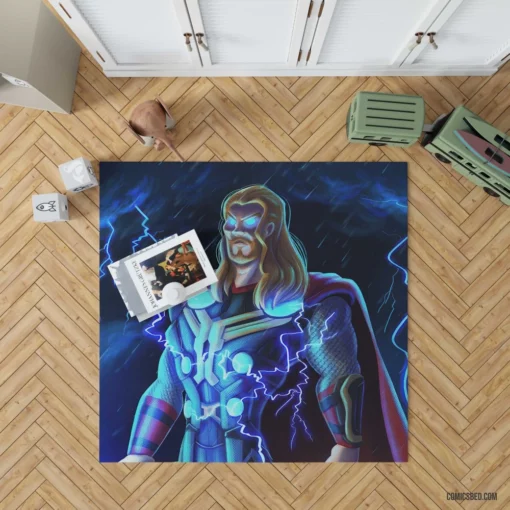 Thor Marvel God of Thunder Chronicles Comic Rug