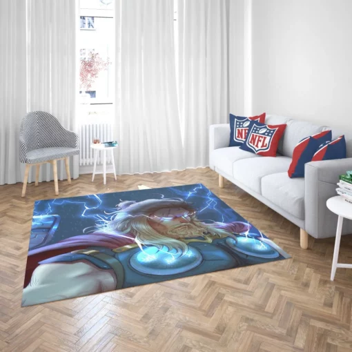 Thor Marvel Mighty Avenger Comic Rug 2